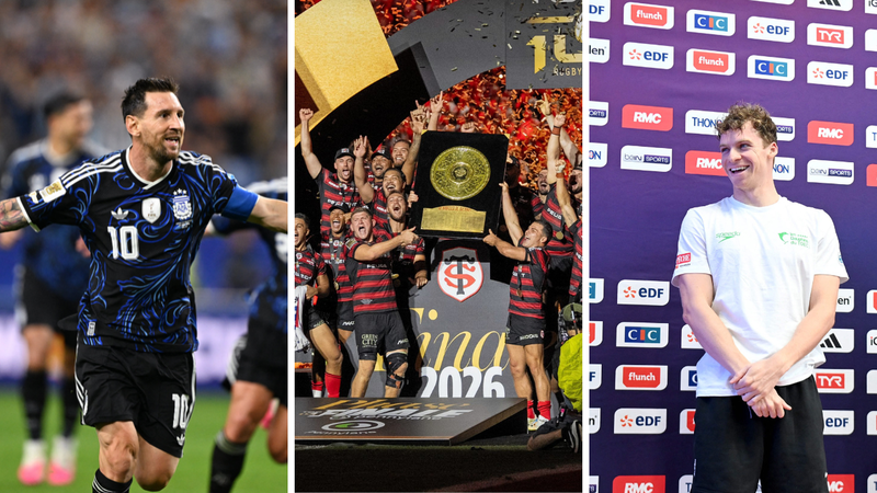 Léon Marchand brille, le Stade toulousain triomphe : le récap sport du week-end