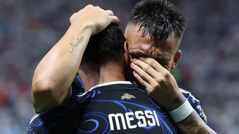Lautaro in lacrime dopo il gol che regala all'Argentina la finale mondiale