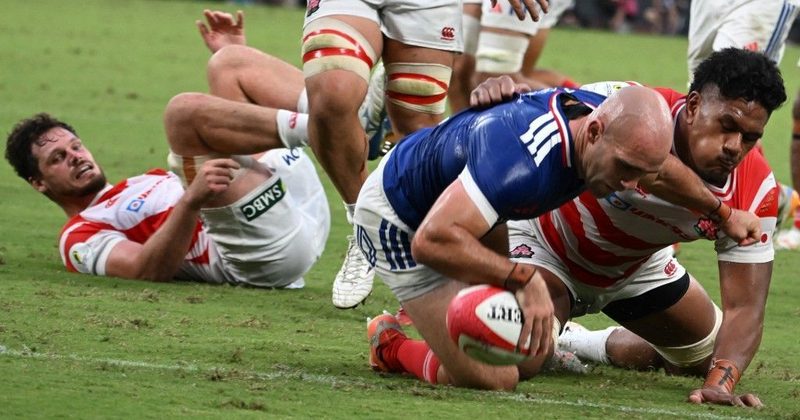 Le XV de France écrase le Japon (42-15) et s'installe en tête du Championnat des nations