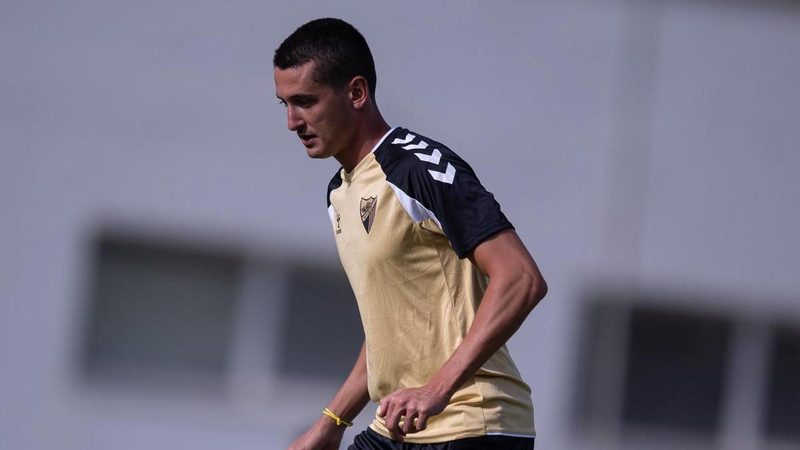 Carlos Dotor regresa al Málaga CF y se muestra entusiasmado en su primer entrenamiento