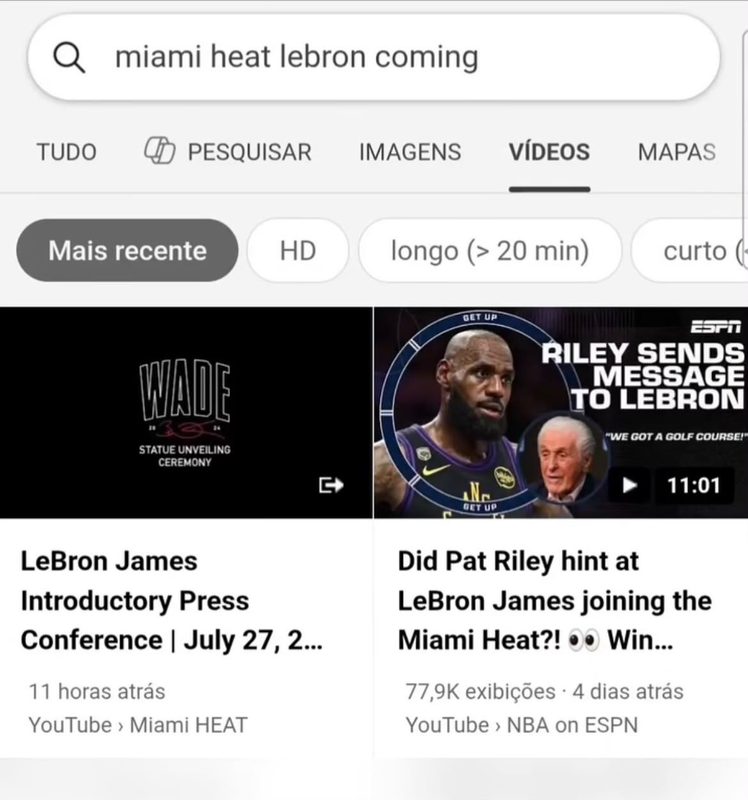 Erros de transmissão agitam rumores sobre LeBron James e Miami Heat