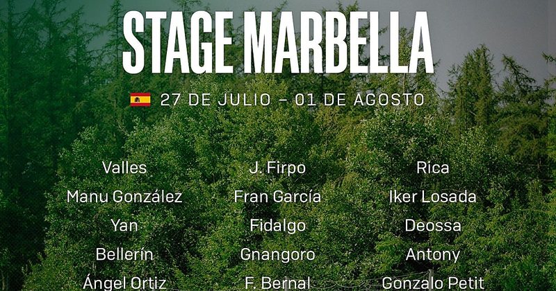 El Betis se prepara en Marbella con el regreso de Fidalgo y la inclusión de Zhuravskyi