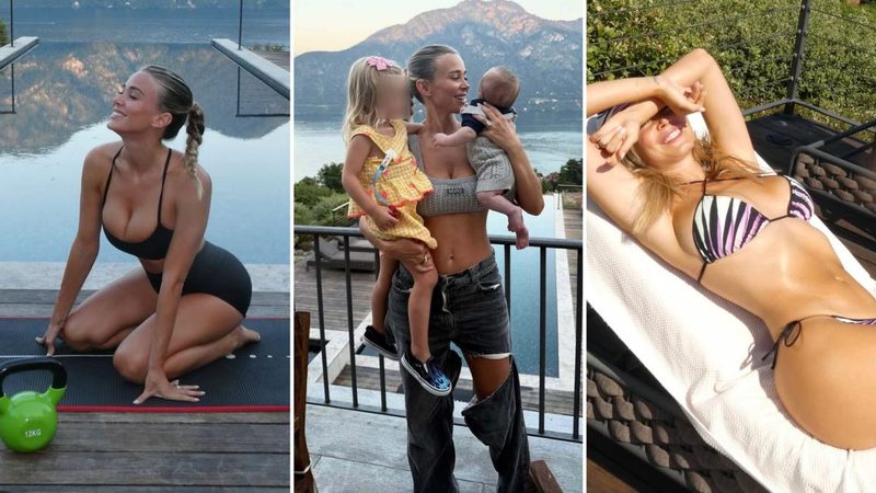Diletta Leotta celebra l'estate da mamma bis tra Mondiali e relax sul Lago di Como