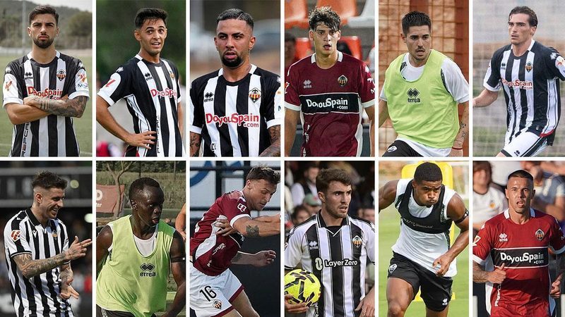 El CD Castellón enfrenta un dilema ofensivo con doce jugadores para tres posiciones