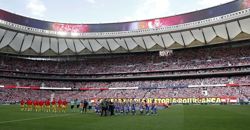 El Metropolitano se prepara para el crucial España - Inglaterra de la Nations League