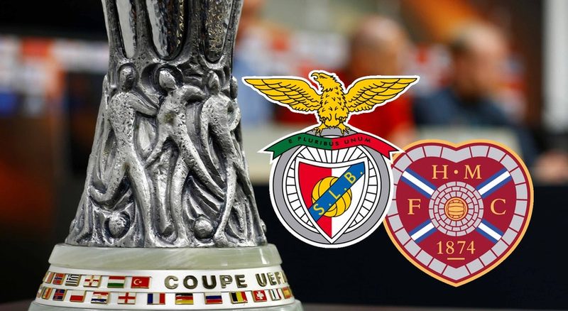 Benfica busca vitória contra Hearts na Liga Europa em jogo decisivo