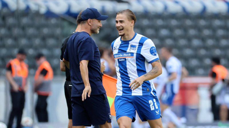 Marten Winkler steht vor Wechsel nach Belgien nach starkem Auftritt für Hertha BSC