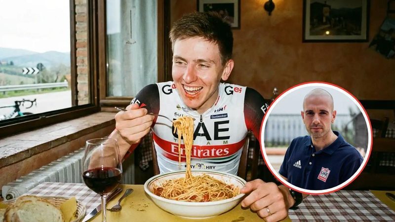 El nutricionista de Pogacar revela secretos sobre su dieta en las Grandes Vueltas