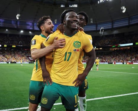 Socceroos' Nestory Irankunda Reacts to Hanson’s Monocultural Claims
