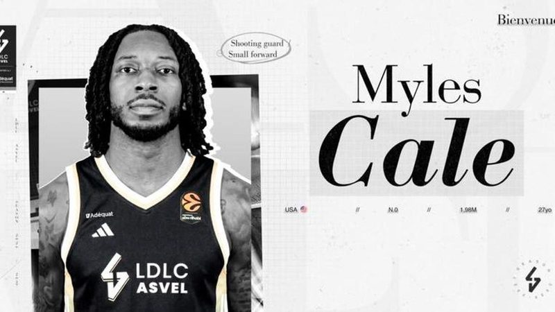 Myles Cale se une al ASVEL Villeurbanne tras su paso por el Barcelona