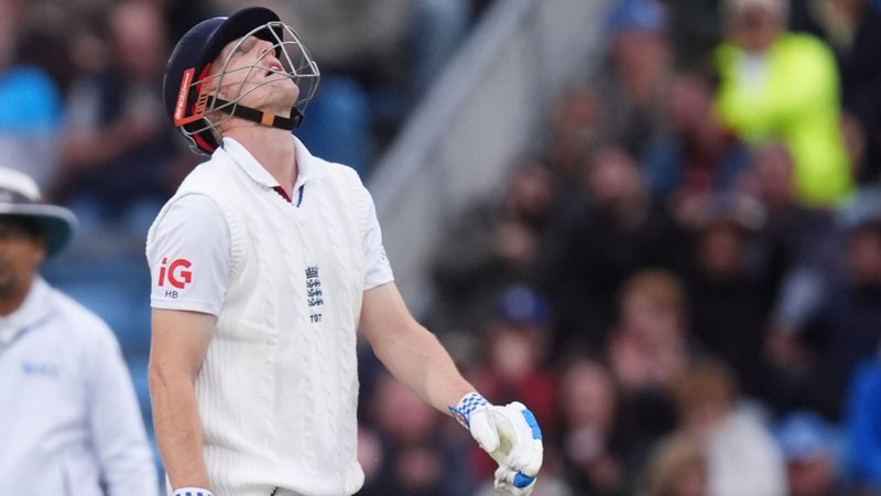 England Dominates Pakistan as Brook Falls Short of Century in First Test Showdown