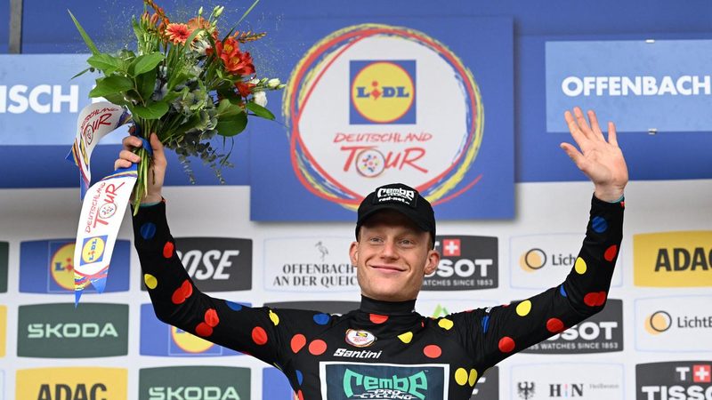 Duo Heidemann und Theiler teilen sich das Bergtrikot bei der Deutschland Tour