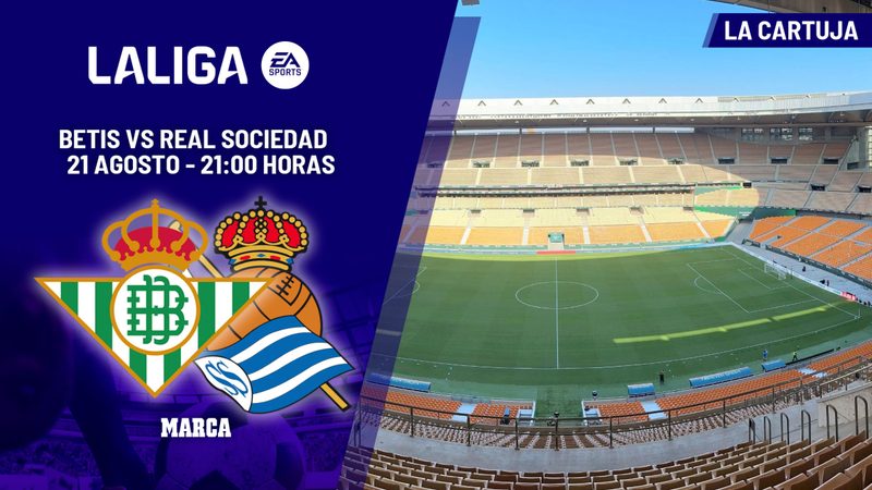 Betis y Real Sociedad inician una nueva lucha por Europa en La Cartuja