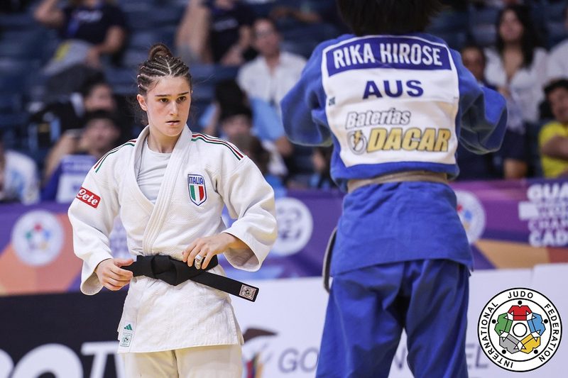 Matilda Mariello sfiora il podio nei -52 kg ai Mondiali Cadetti di judo