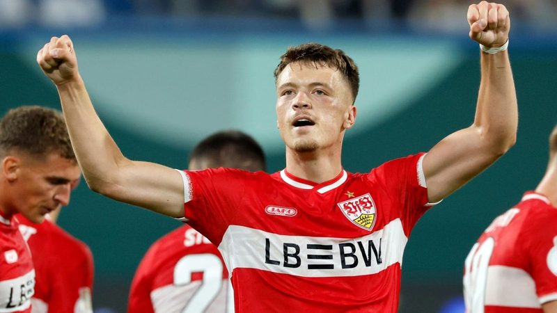 Dzenan Pejcinovic begeistert beim Debüt und führt Stuttgart ins DFB-Pokal-Achtelfinale