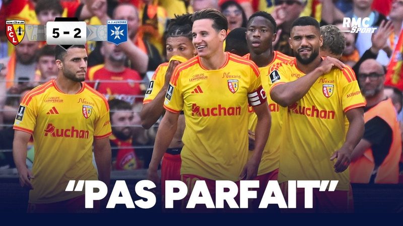 Le RC Lens s'impose 5-2 contre Auxerre : Udol critique la VAR