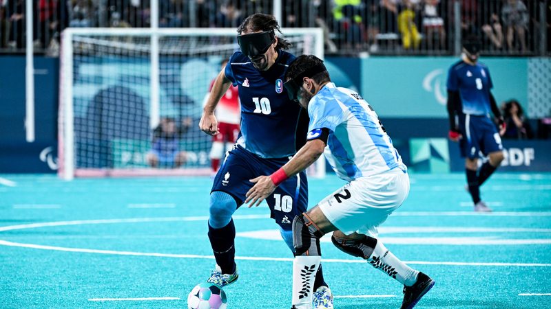 Frédéric Villeroux, le "Zizou du cécifoot", mène les Bleus vers la finale contre l'Angleterre