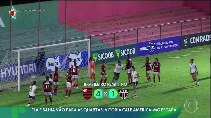 Vitória é rebaixado após derrota para o Santos no Campeonato Brasileiro Feminino