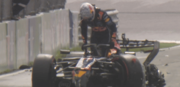 Acidente de Verstappen provoca bandeira vermelha e interrompe GP da Holanda
