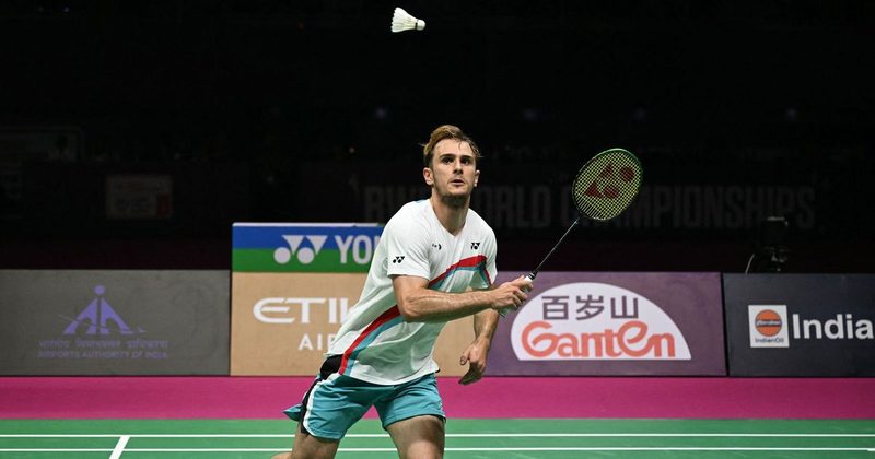 Le Français Alex Lanier écrit l'histoire en devenant champion du monde de badminton