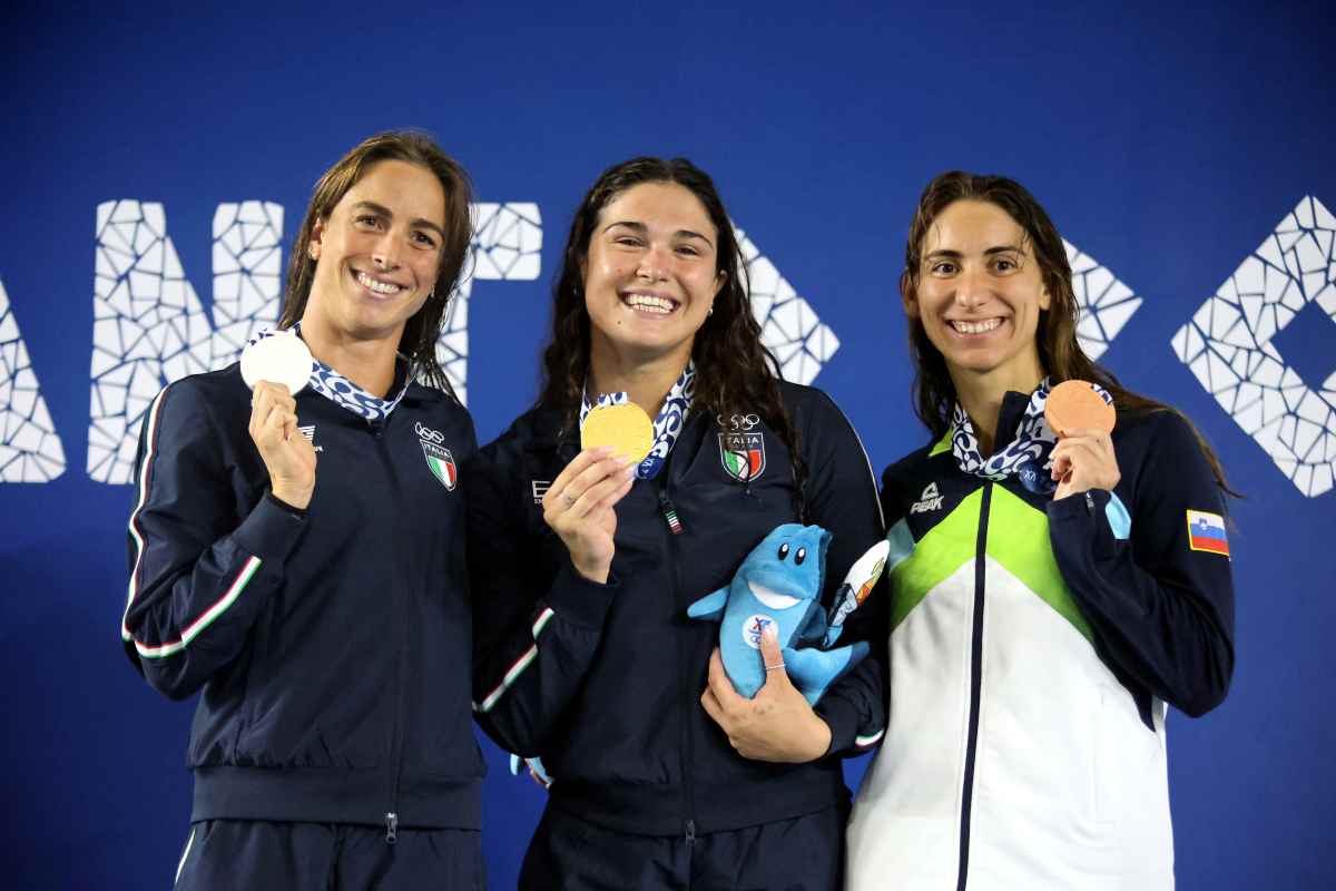 Successi azzurri ai Giochi del Mediterraneo: oro per Marzani, De Tullio e staffetta mista