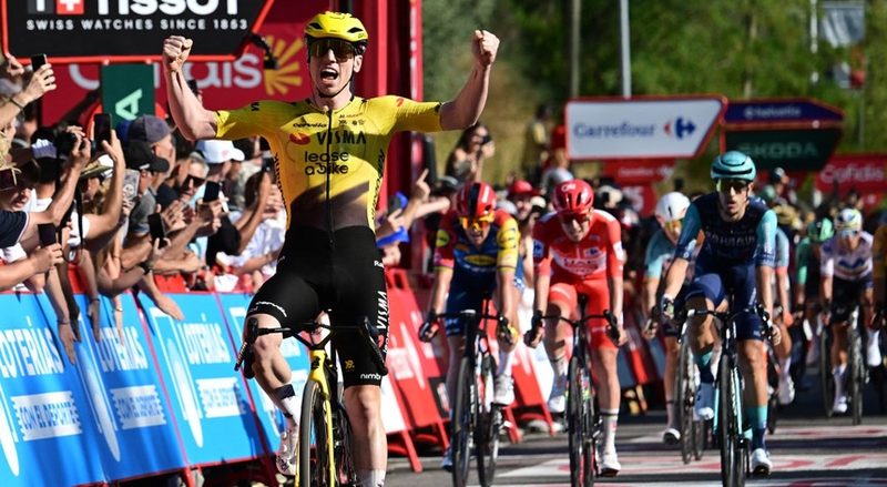 Matthew Brennan conquista segunda etapa da Vuelta e Pogacar mantém liderança