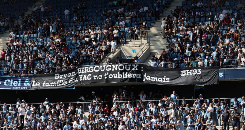 Le Havre rend un hommage émouvant à Bryan Bergougnoux lors de Le Havre-ASM