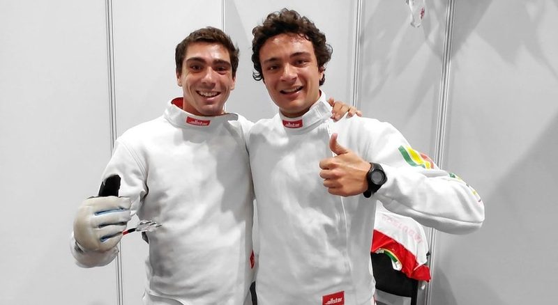 Irmãos Frazão conquistam bronze na espada e impulsionam medalheiro de Portugal em Taranto2026