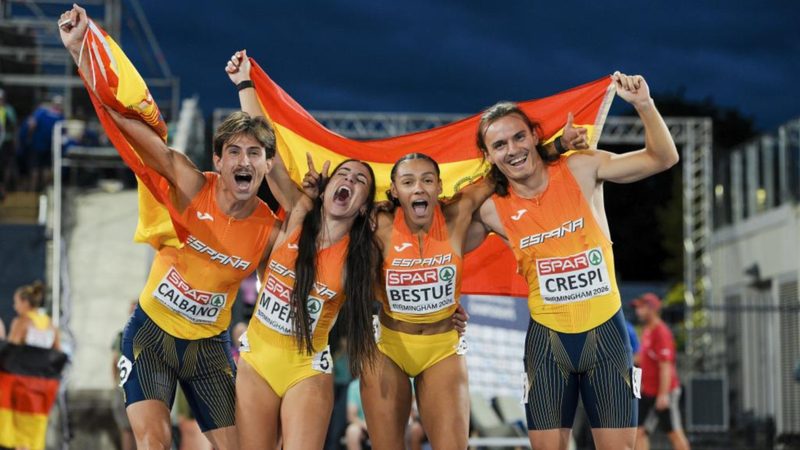España se prepara para brillar en el 4x100 mixto del Ultimate Championship