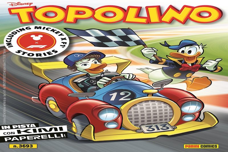 Kimi Antonelli si trasforma in Kimi Paperelli per Topolino: una storia da corsa