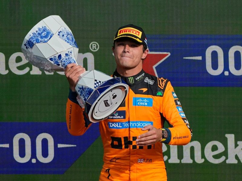 Lando Norris triumphiert beim emotionalen Abschied von Zandvoort