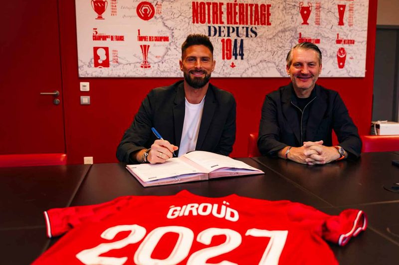 Olivier Giroud, à bientôt 40 ans, brille encore avec le LOSC en Ligue 1