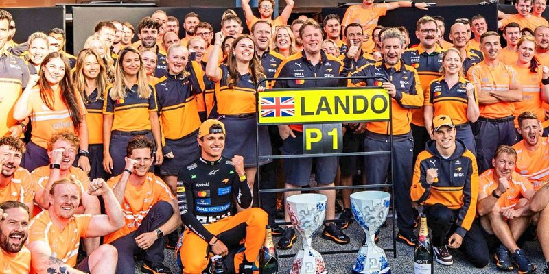 Lando Norris sichert sich zweiten Sieg in Folge und setzt Mercedes unter Druck