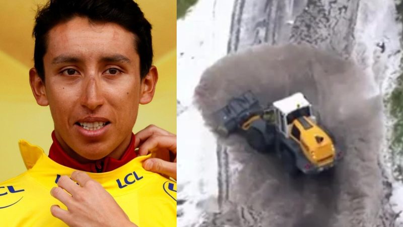 La tormenta detiene el Tour de Francia y Egan Bernal se convierte en líder