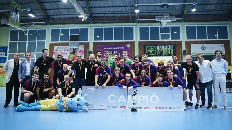 El Barça conquista su 14ª Supercopa de Catalunya con la magia de N'Guessan y Blaz Janc