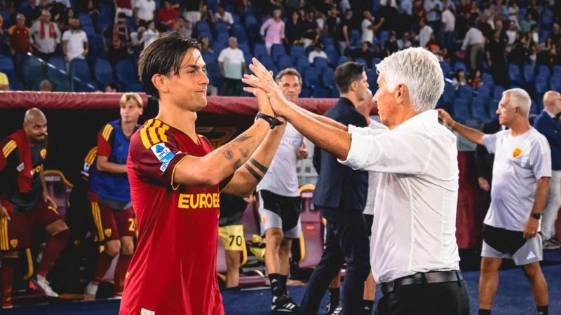 Gasperini esalta Dybala e Malen: "Roma da scudetto con mentalità vincente"