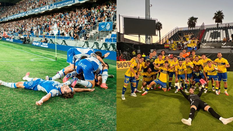 Las Palmas y Tenerife comparten por primera vez el liderato de Segunda División