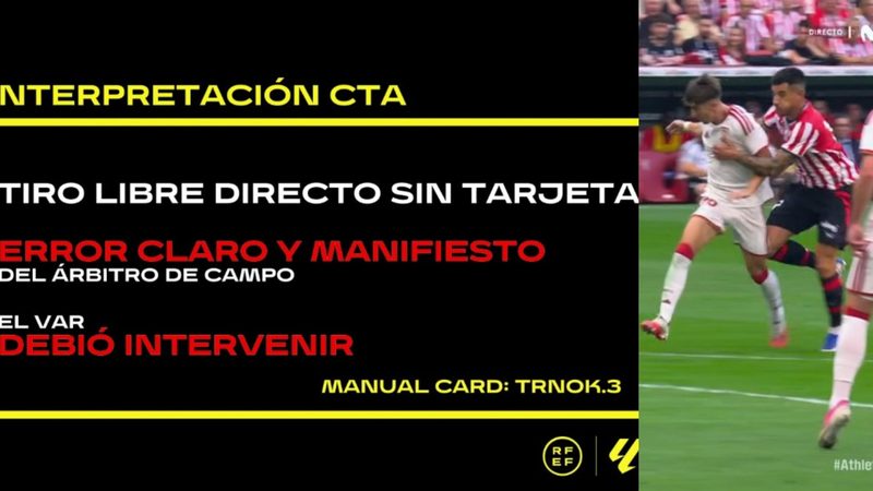 El CTA admite que la expulsión de Yuri fue un error arbitral en la jornada 2