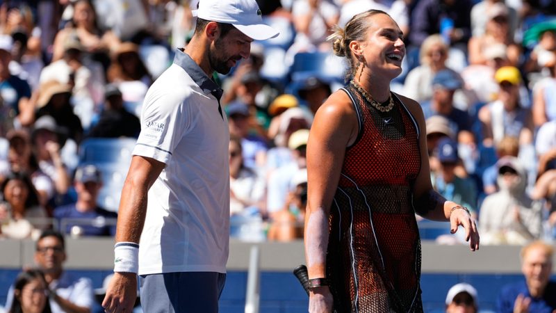 Djokovic y Sabalenka caen en 49 minutos ante Siniakova y Patten en el US Open