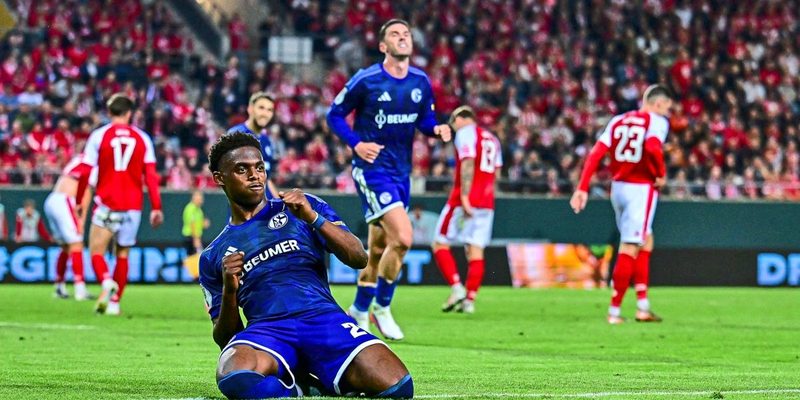 Schalke 04 müht sich zum DFB-Pokal-Sieg gegen Hallescher FC mit Ljubicic und Adamu