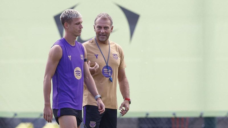 Dani Olmo brilla en el Barça como la navaja suiza de Flick en un nuevo desafío