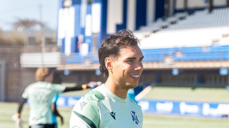Dani Martín, portero del CD Tenerife, asegura tener más hambre que nunca esta temporada