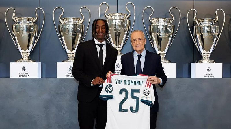 Diomande se presenta oficialmente con el Real Madrid y destaca su conexión con Mourinho