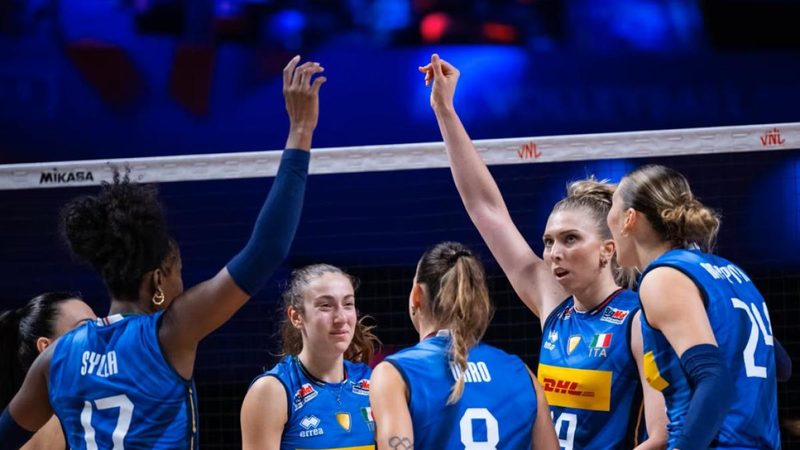 Italia conquista la quarta vittoria consecutiva: 3-0 sulla Slovacchia e zero set persi