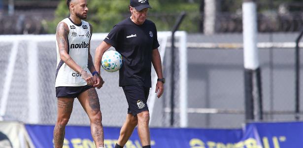 Cuca prepara estratégia para o Santos, enquanto Neymar continua como mistério contra o Palmeiras