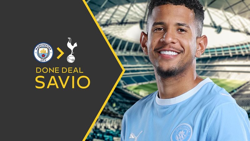 Tottenham Secures Savio from Manchester City in Record £85m Transfer