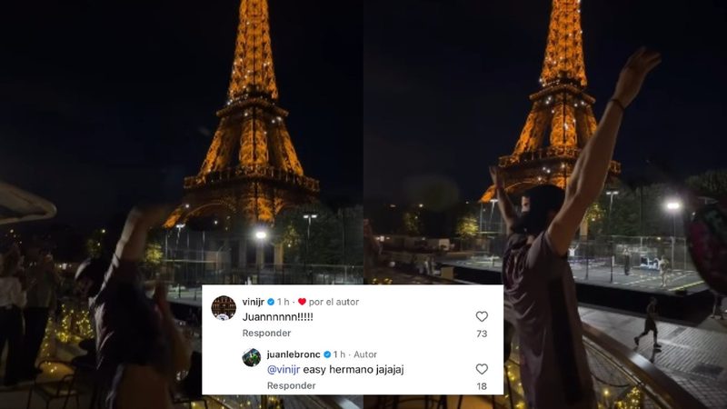 Lebrón deslumbra en París con un remate que emociona a Vinicius
